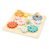 New Classic Toys - Rompecabezas de Engranajes Giratorios - Jardín - Juguetes Educativos